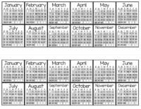 Calendar No Clipart