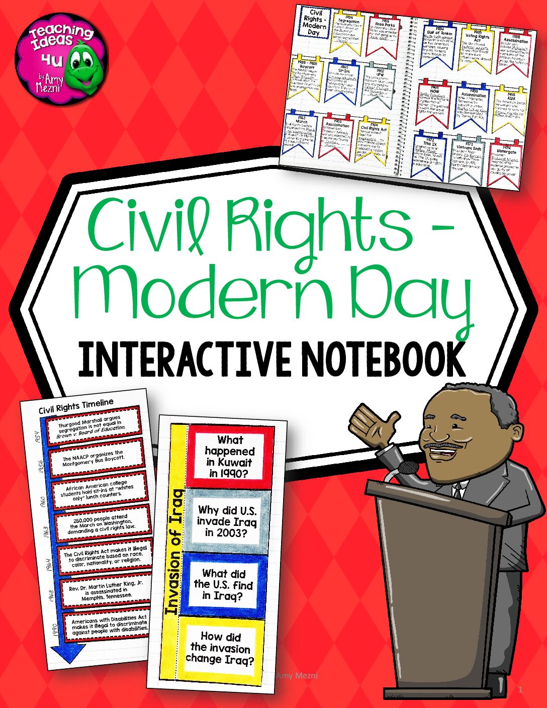 Civil right sera modern day us history ınteractive notebook unit