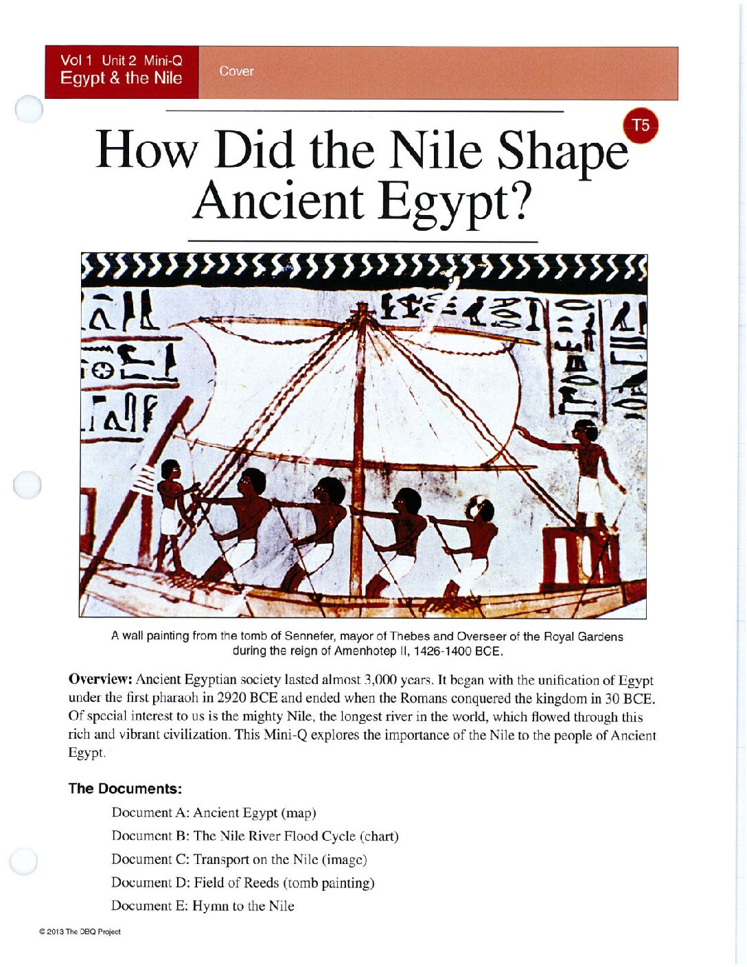 Color Egypt Dbq