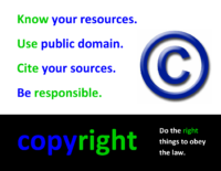 Copyright Responsibility Poster