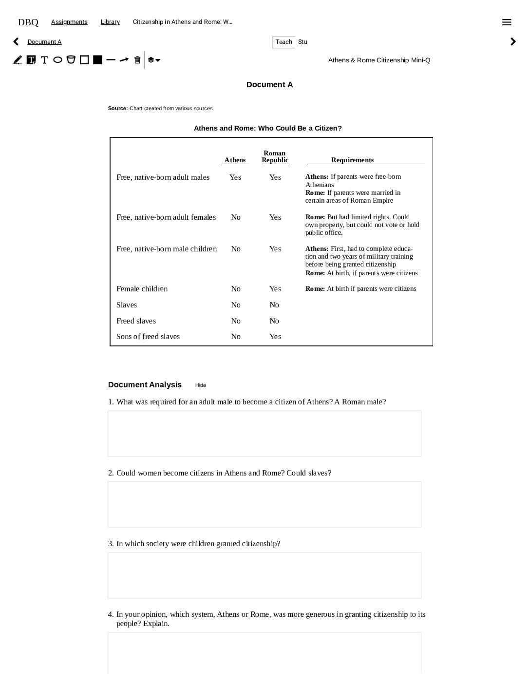 Dbq Online Document A