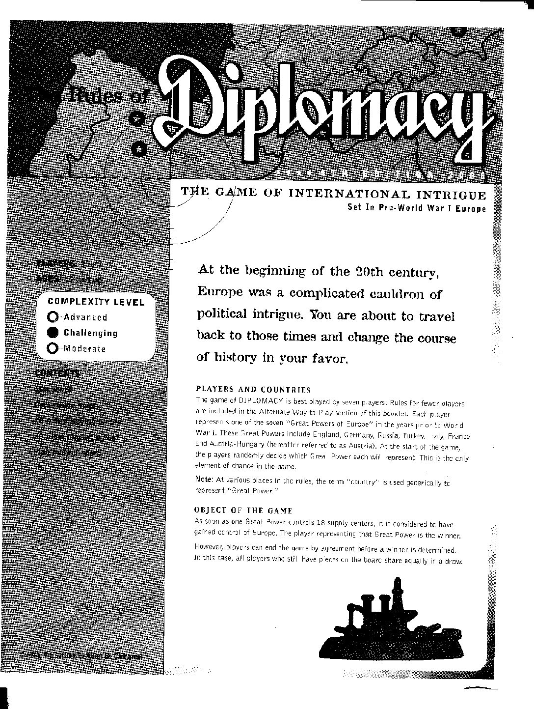 Diplomacy Rules