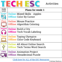 Esc Special Edition Weekly Activities Pdf