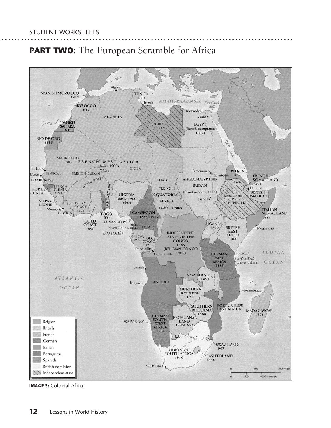 European Scramble For Africa Wwı
