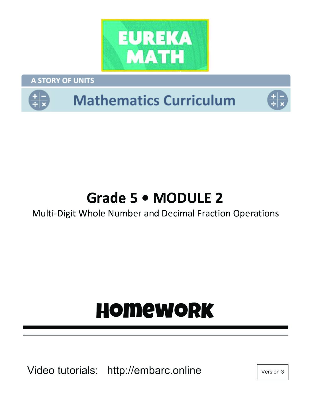 G5 M2 Student Homework