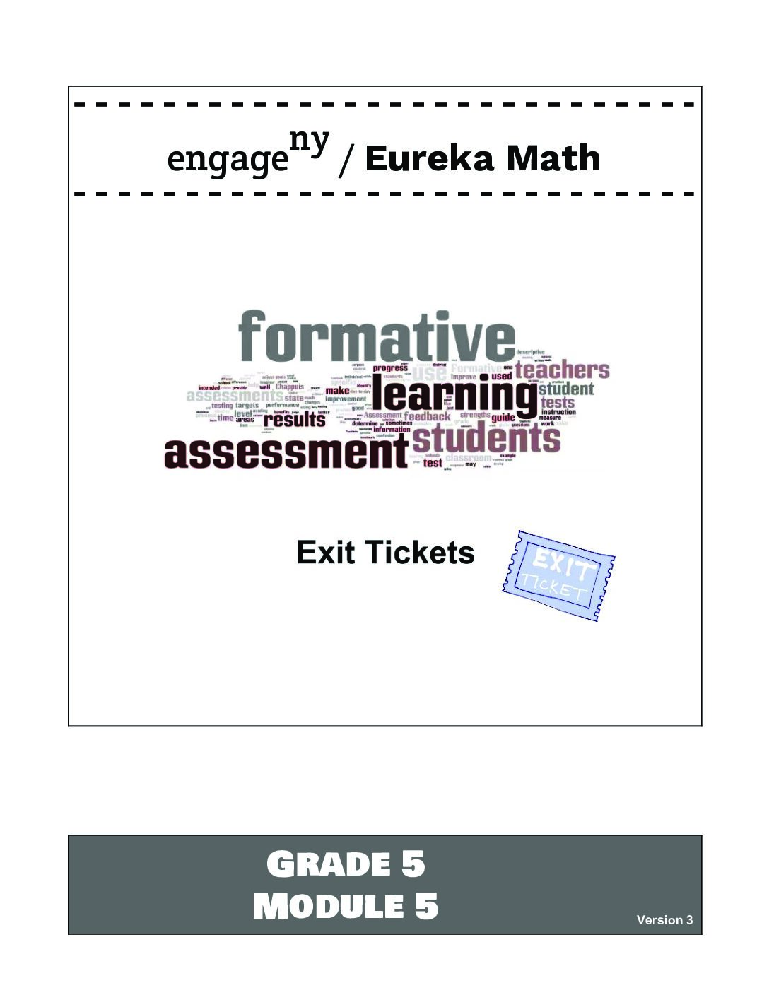 G5 M5 Exit Tickets