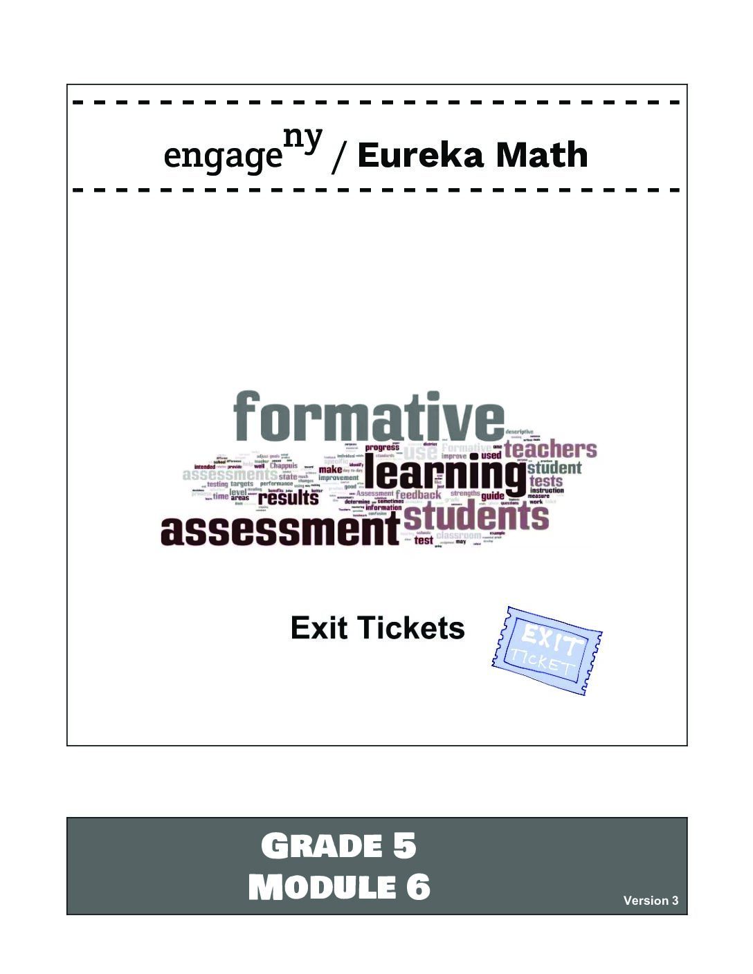 G5 M6 Exit Tickets