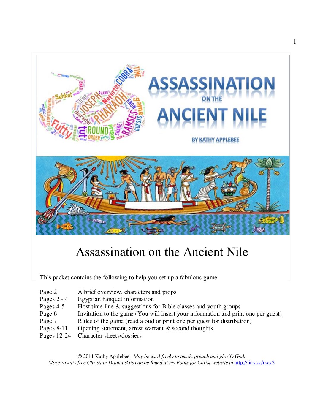 Gameassassinationontheancientnilemysteryparty