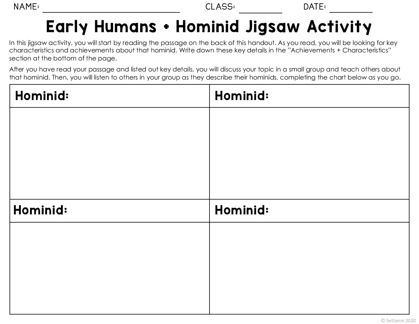 Generic Jigsaw Handout