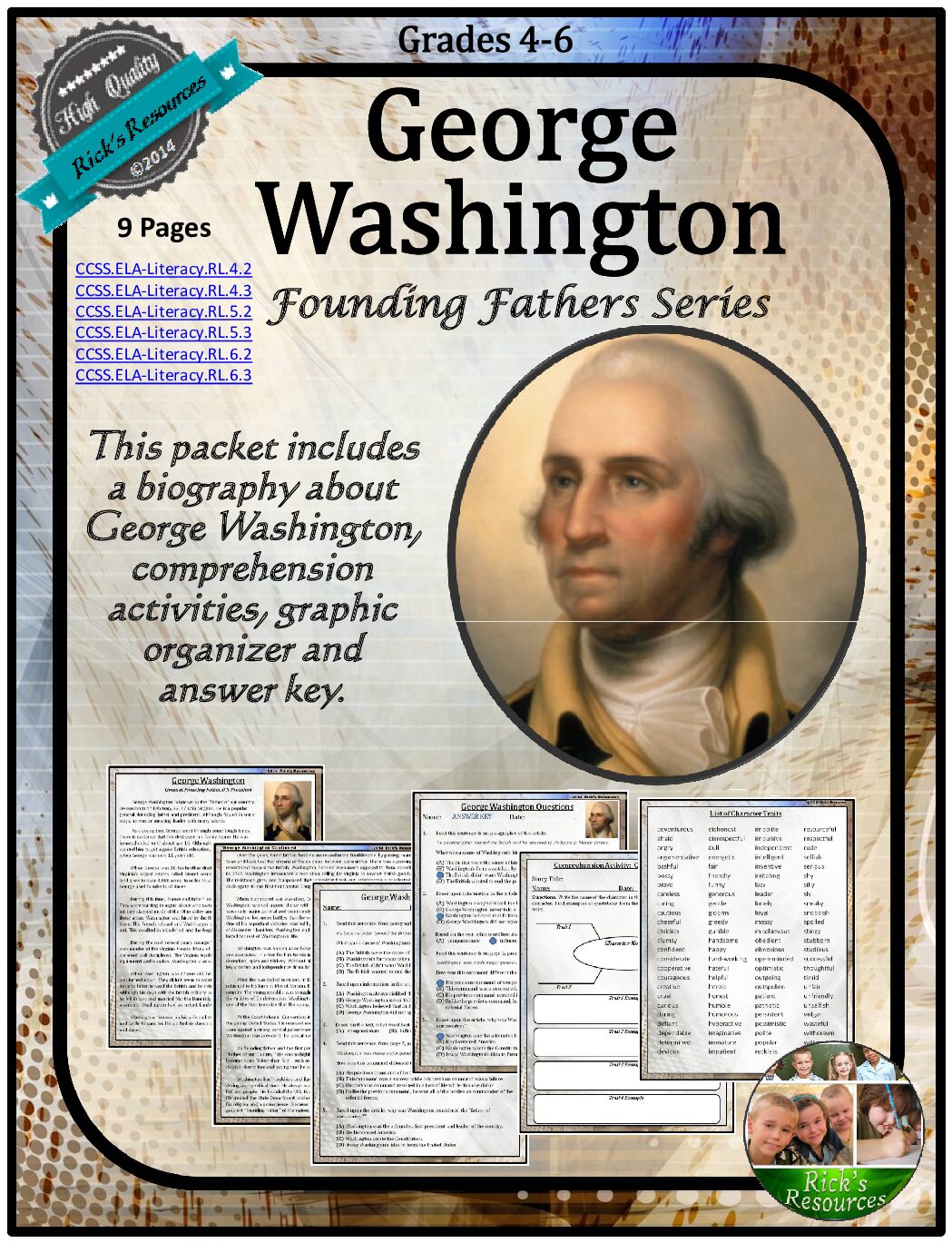 George Washing Ton Reading Comprehension