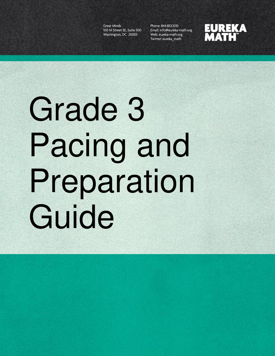Gm Eureka Pacing And Preparation Guide Grade3