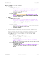 Grade 5 Module 2 Notes