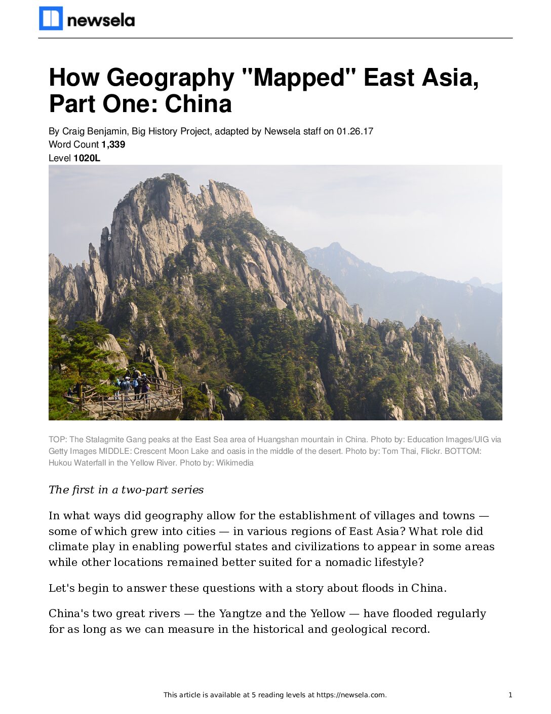 How Geography Mapped East Asia China