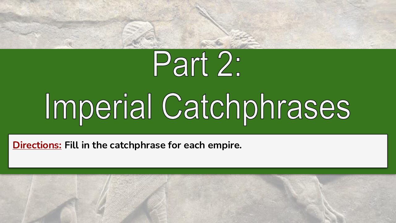 Imperial Catchphrases