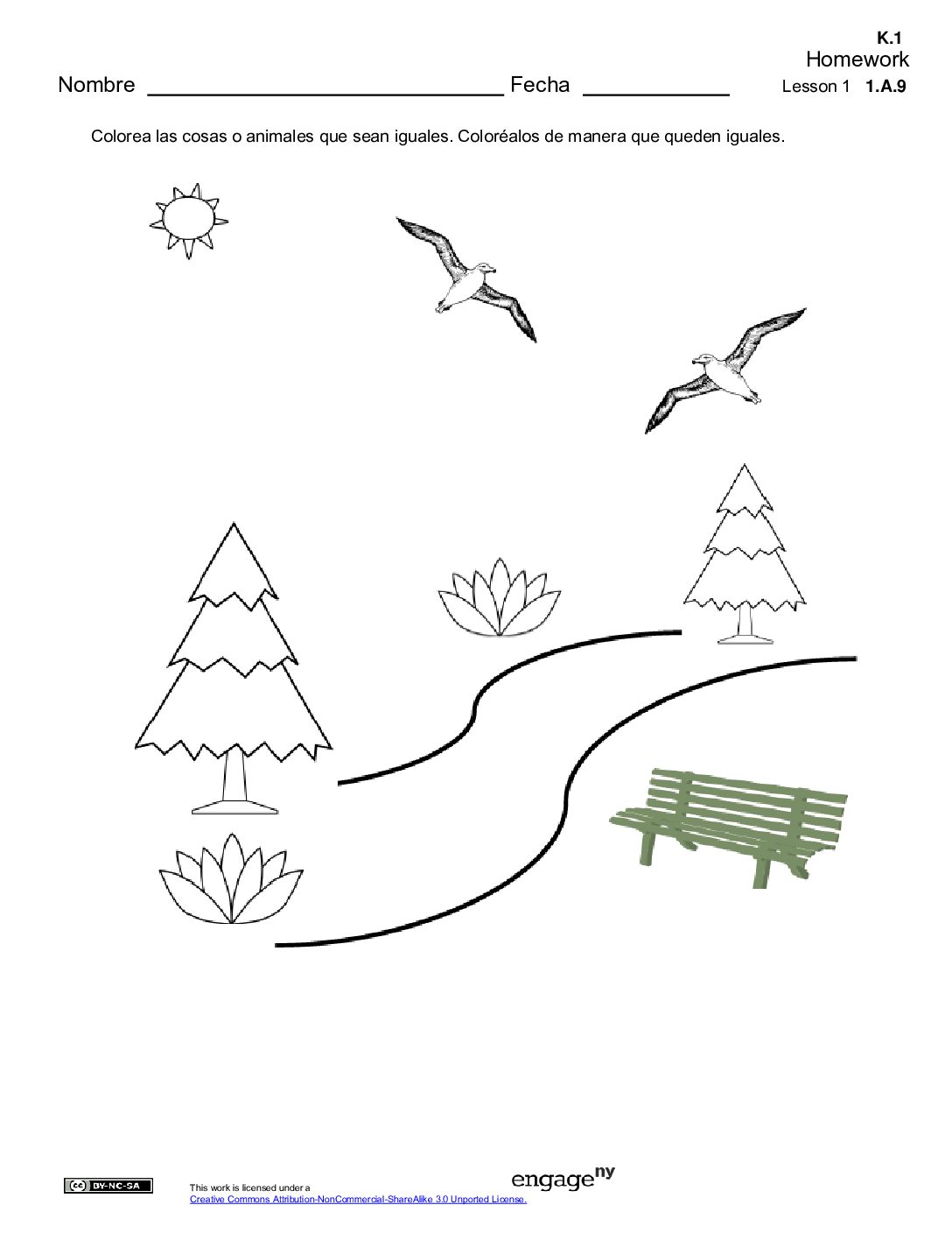 K 1 Homework Sp