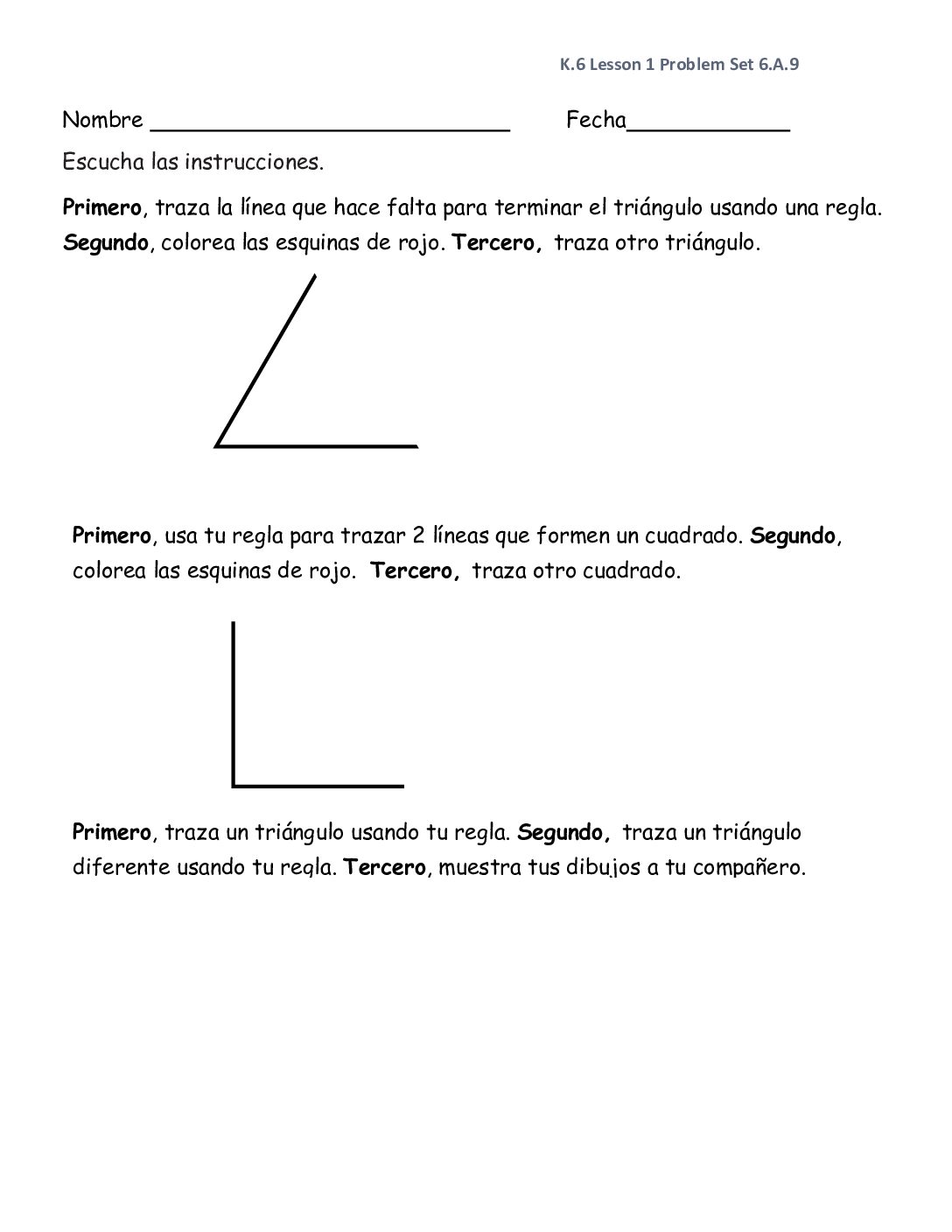 K 6 Problemsets Sp