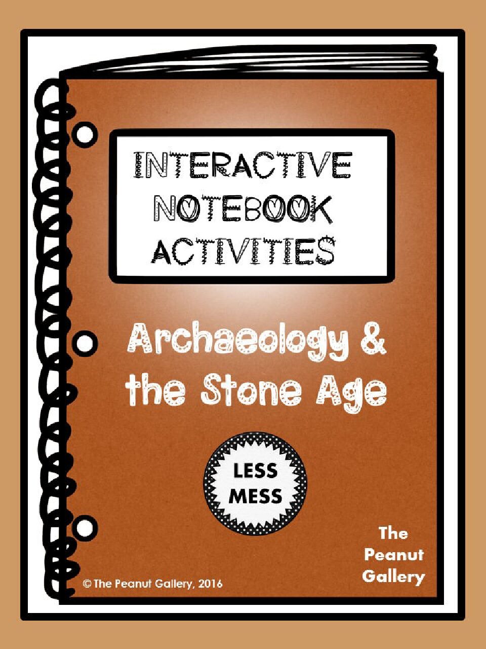 Less mess archaeology the stone age ınter active note book activities