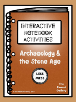 Less mess archaeology the stone age ınter active note book activities