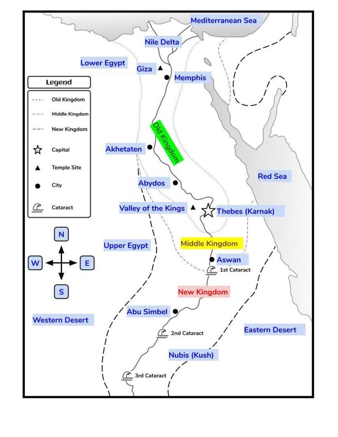 Map Answer Key