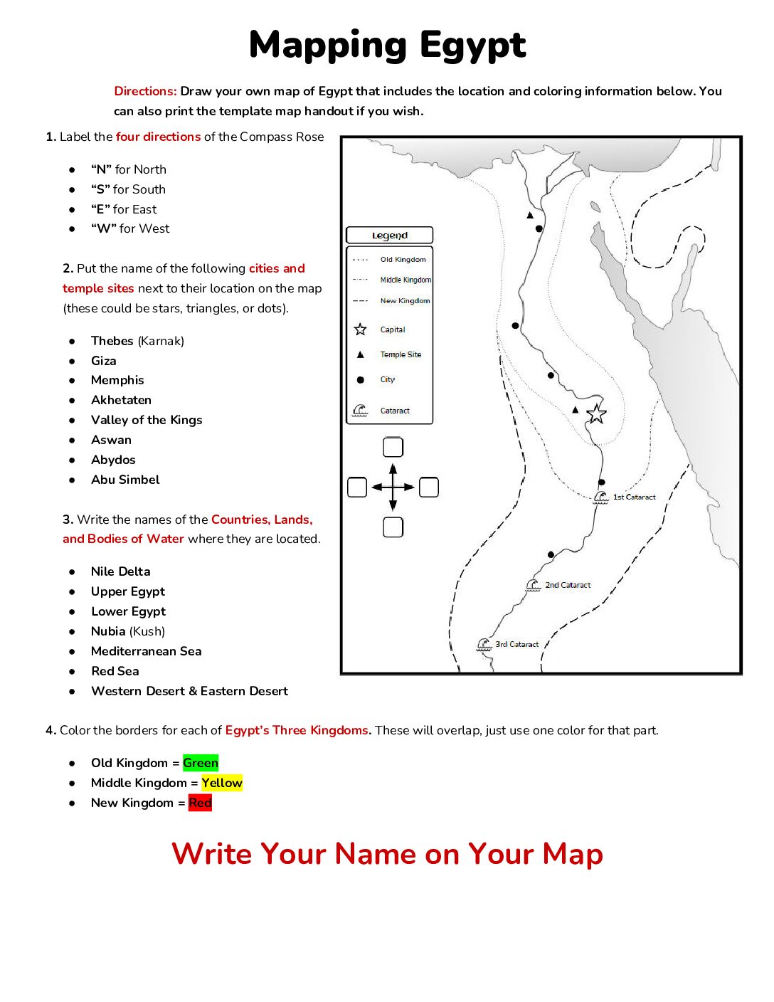 Mapping Egypt