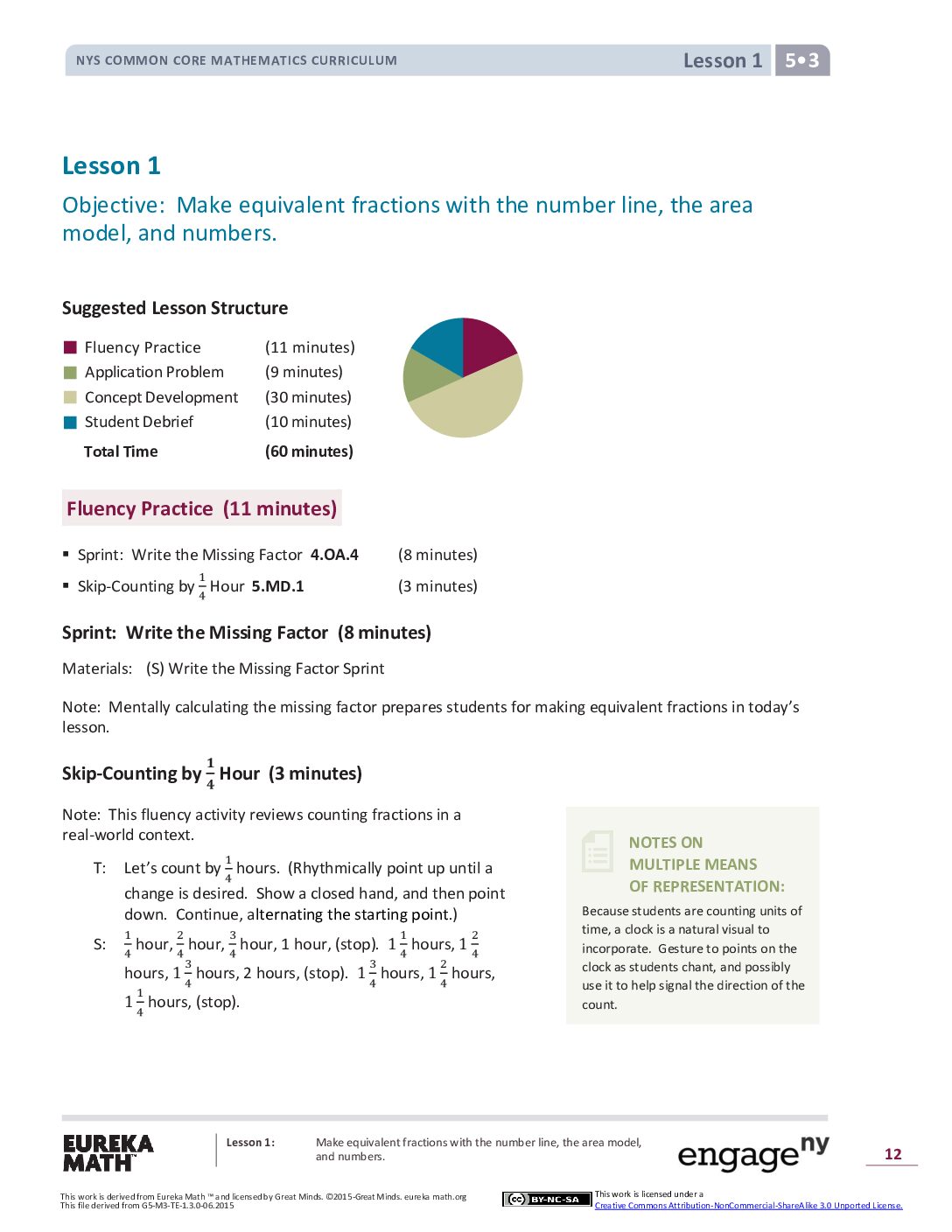Math G5 M3 Topic A Lesson 1