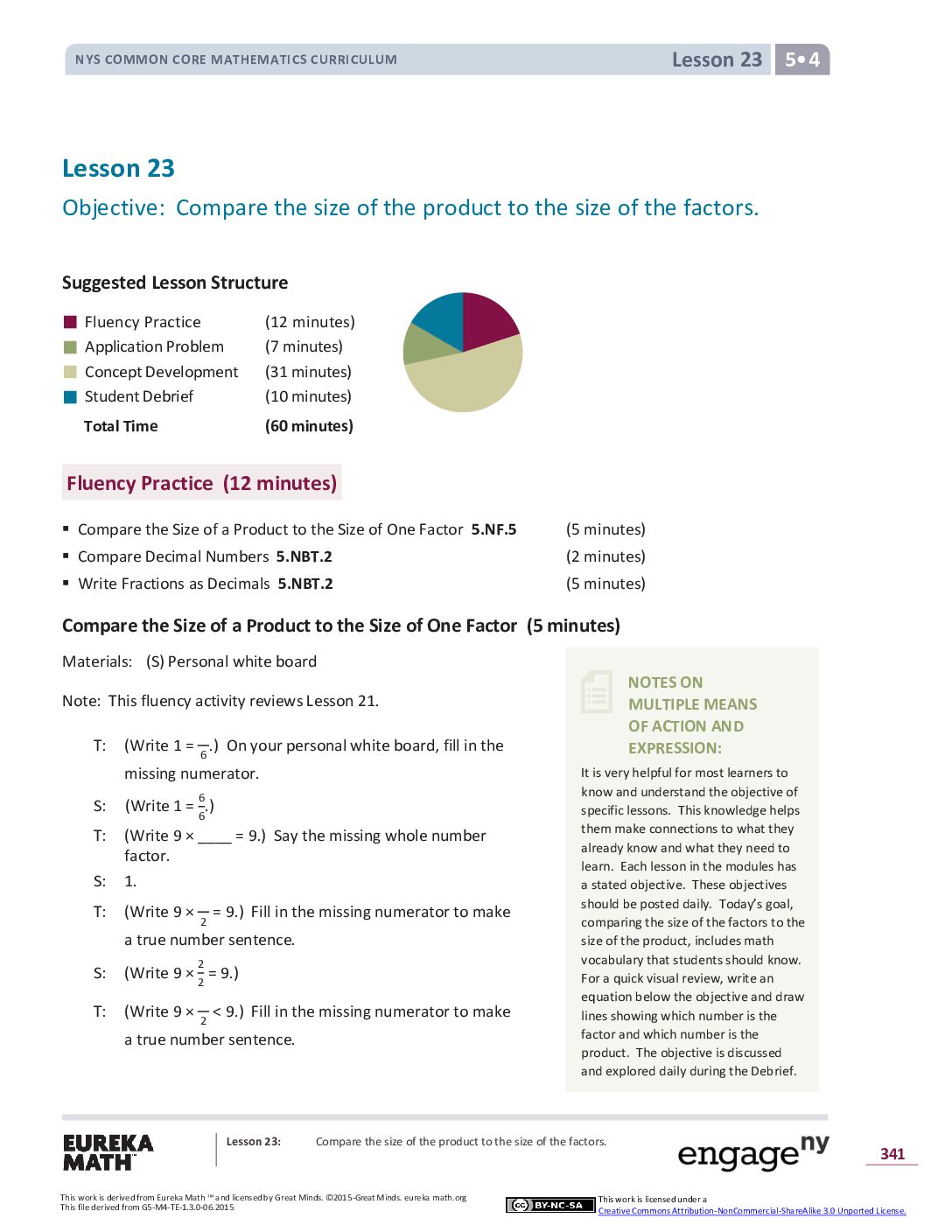 Math G5 M4 Topic F Lesson 23