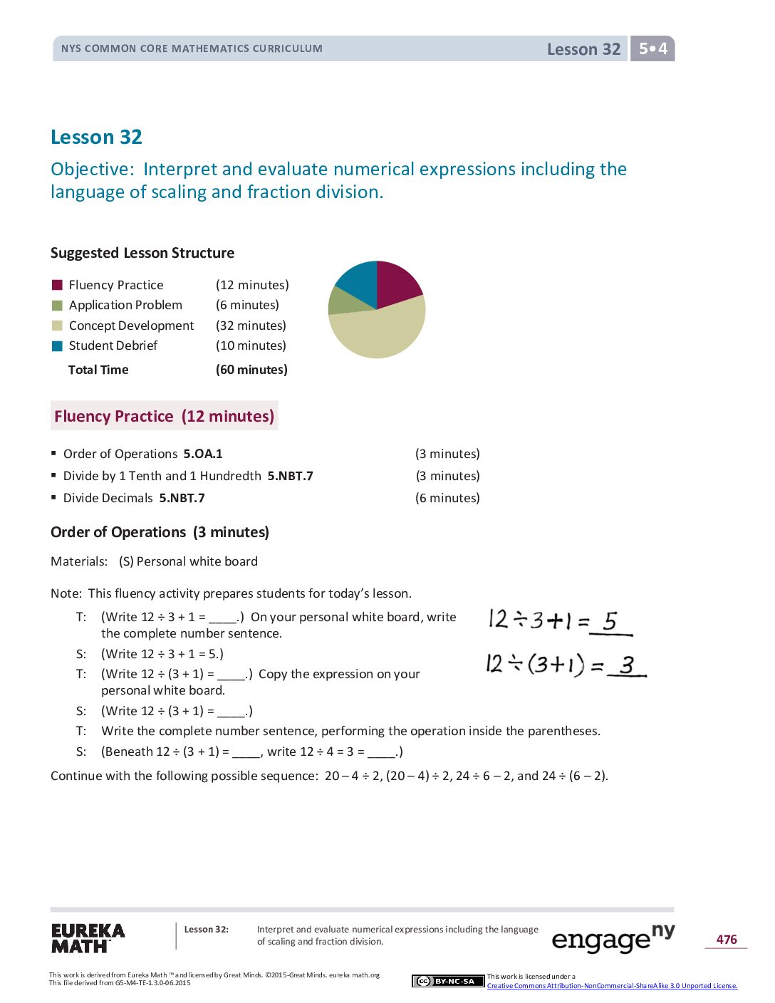 Math G5 M4 Topic H Lesson 32