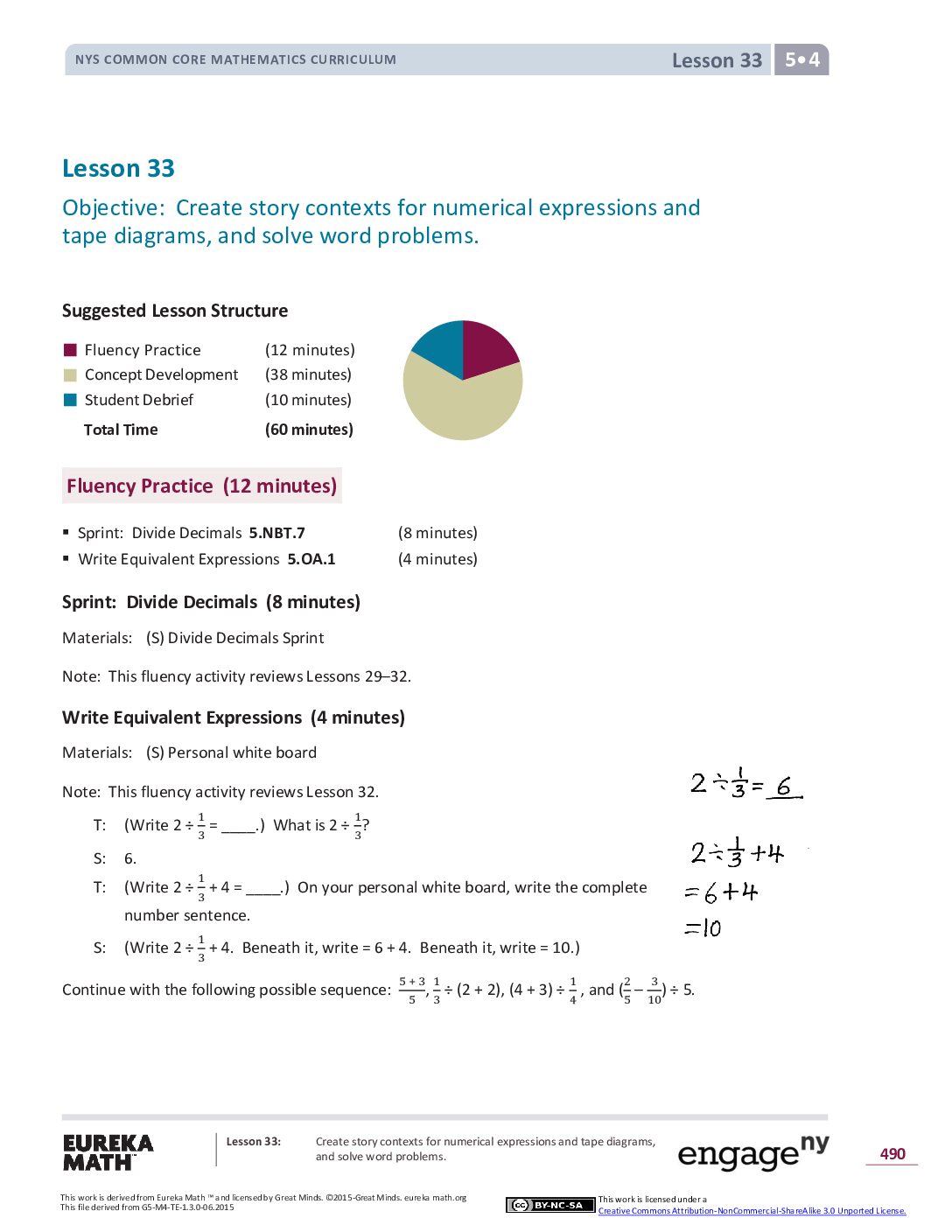 Math G5 M4 Topic H Lesson 33