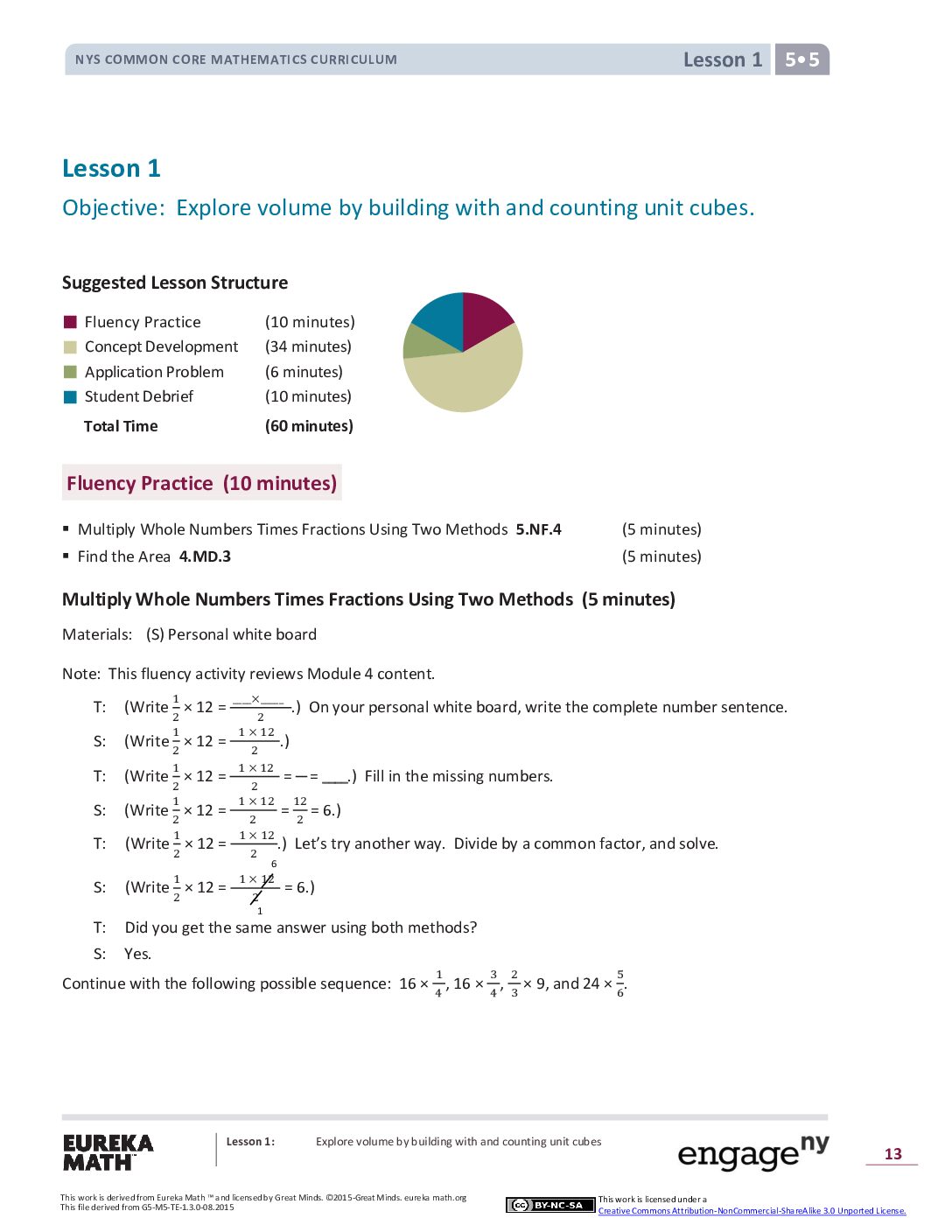 Math G5 M5 Topic A Lesson 1