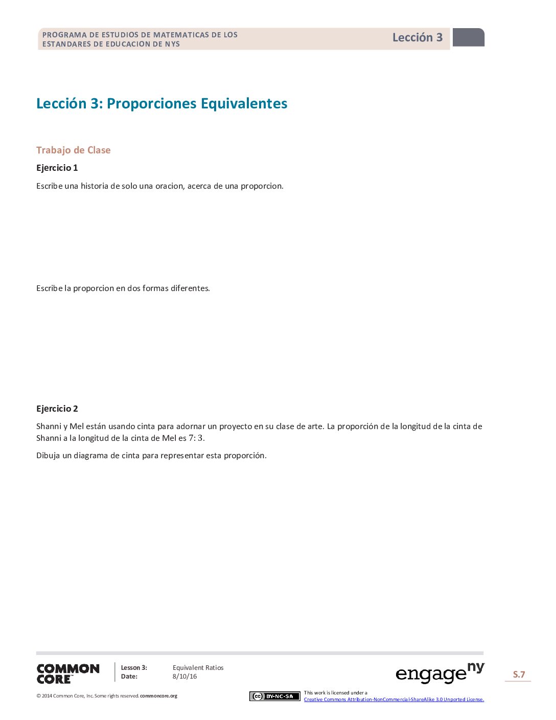 Math G6 M1 Topic A Lesson 3 Student Spanish