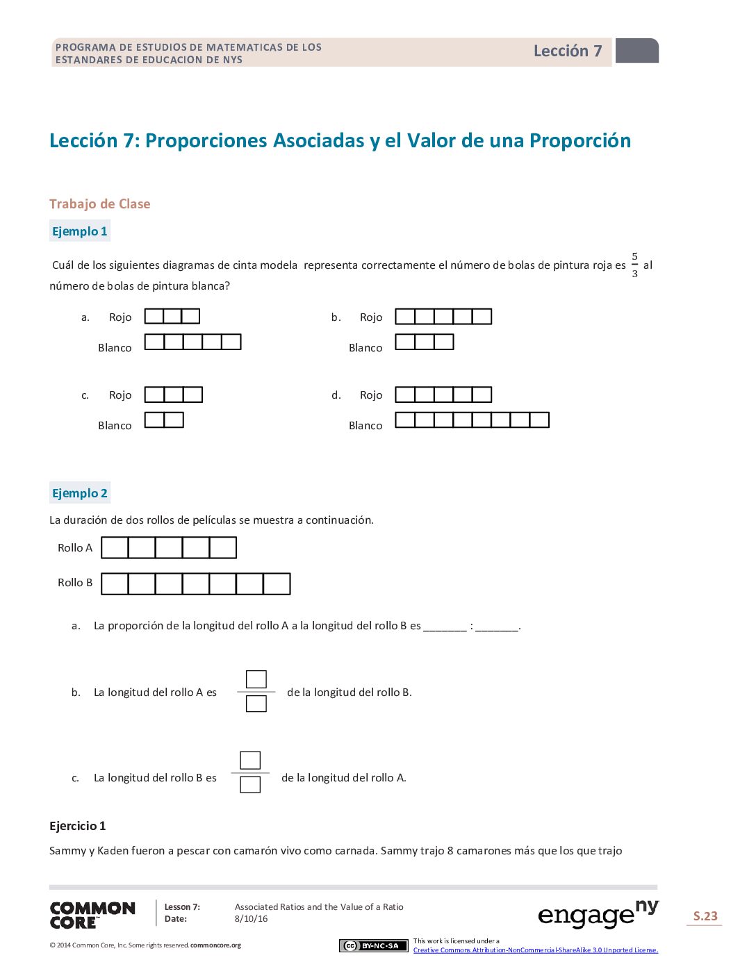 Math G6 M1 Topic A Lesson 7 Student Spanish