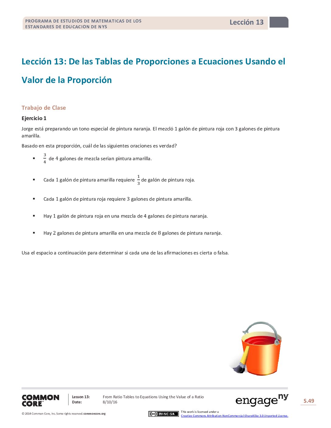 Math G6 M1 Topic B Lesson 13 Student Spanish