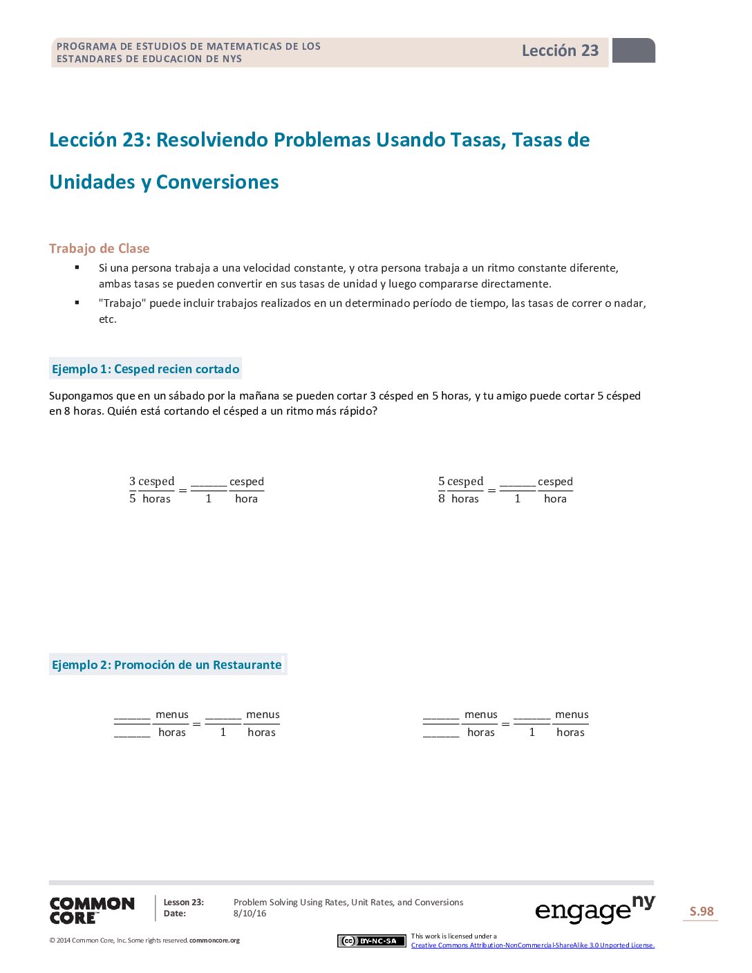 Math G6 M1 Topic C Lesson 23 Student Spanish