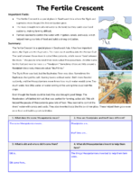 Mesopotamia Adapted Readings 3Rd Grade Level (Digital Version)