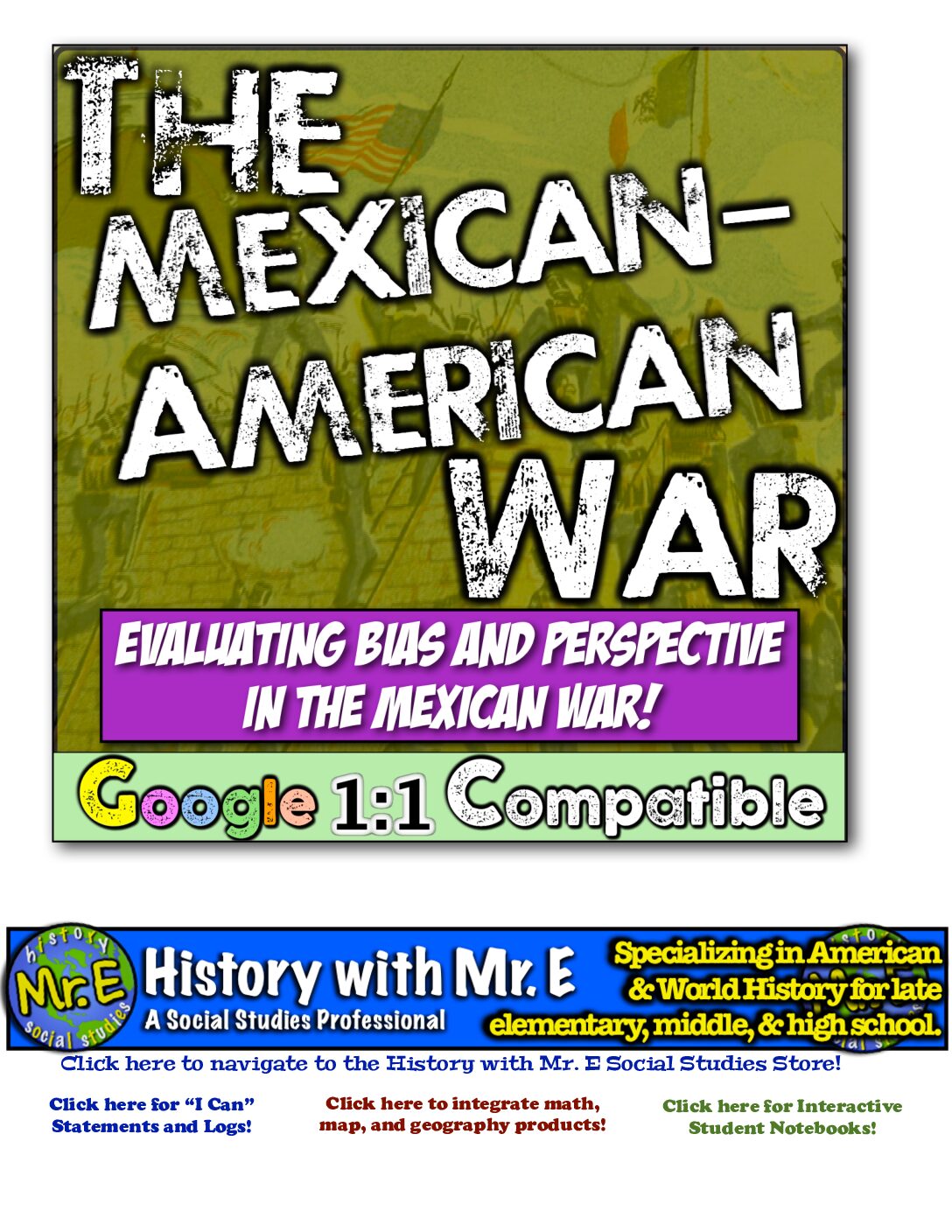 Mexican American War Textbooks
