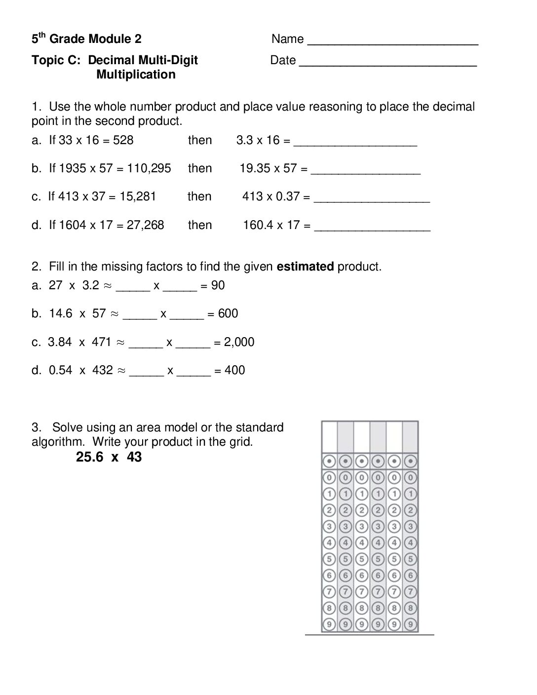 Mod 2 Topic C