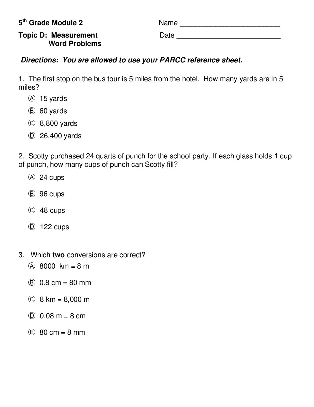 Mod 2 Topic D