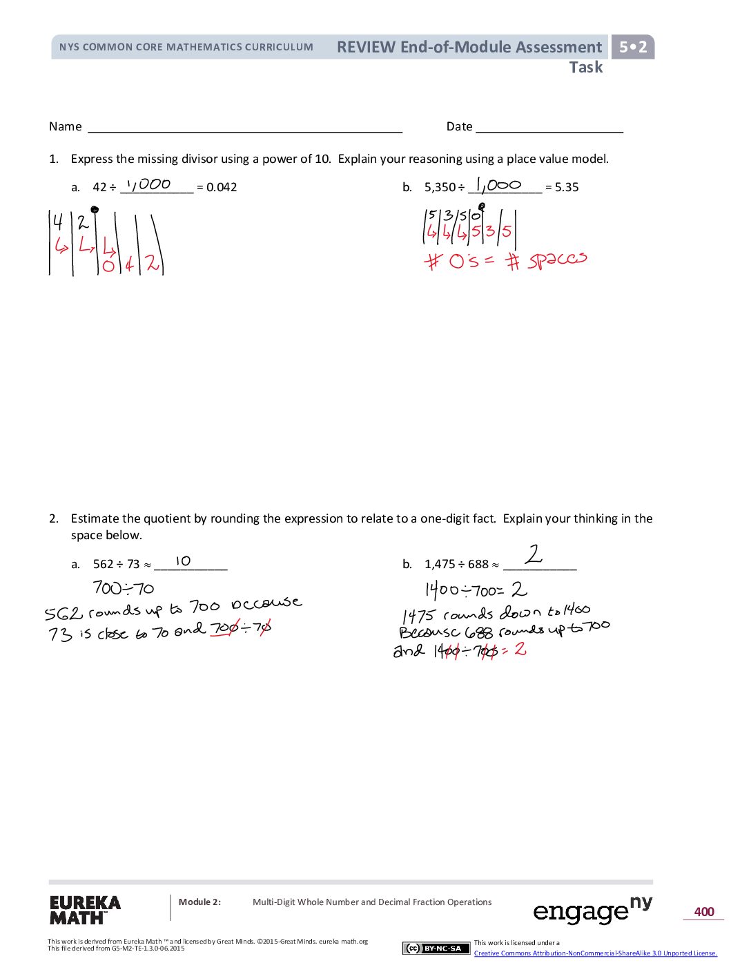 Module 2 End Of Module Review Answer
