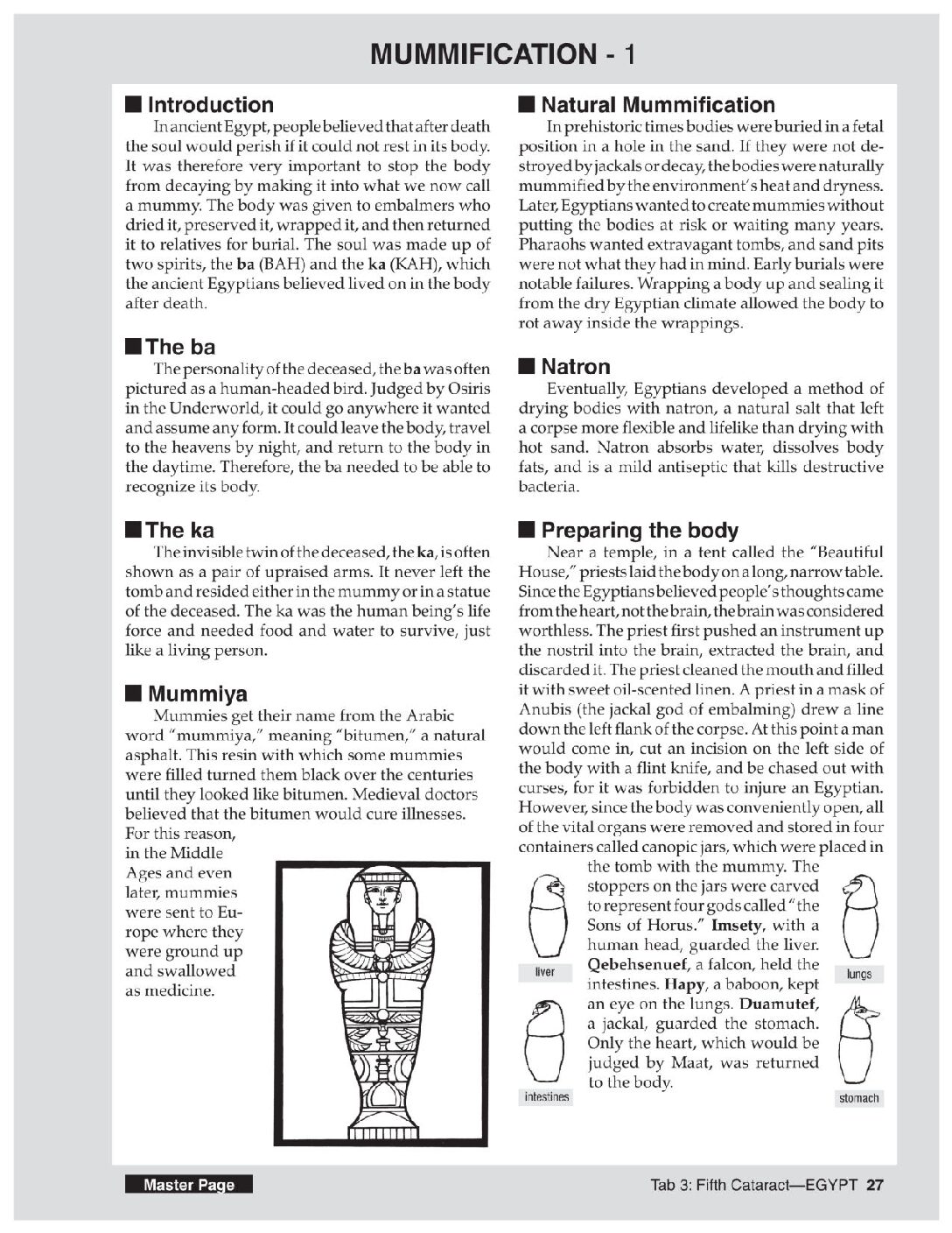 Mummification