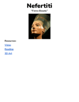 Nefertiti Information Card