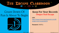 Oregon Trail Escape Purchase Information