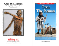 Otzi The Ice Man Double Sided Book