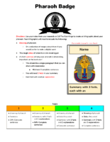 Pharaoh Badge