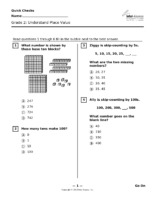 Qce46211 Grade 2 Understand Place Value