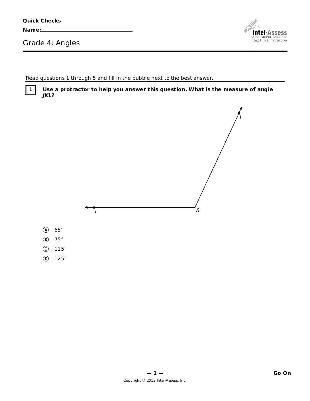 Qce47215 Grade 4 Angles