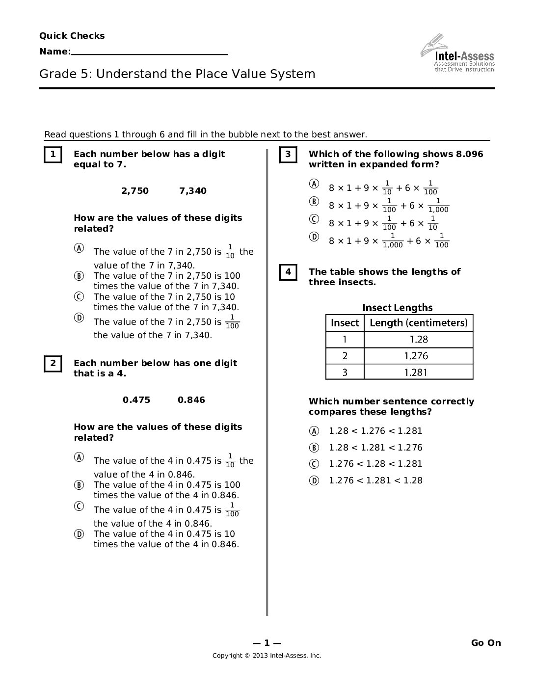 Qce47718 Grade 5 Understand The Place Value System