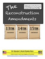 Reconstruction Amendments Activity