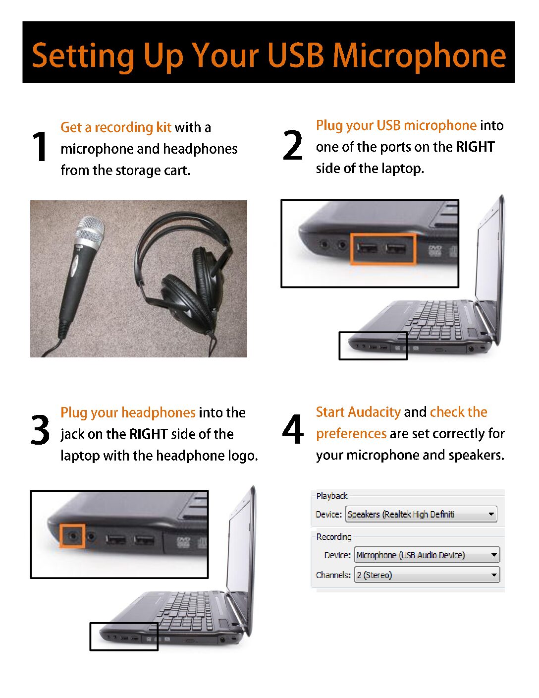Setting Up Usb Microphone