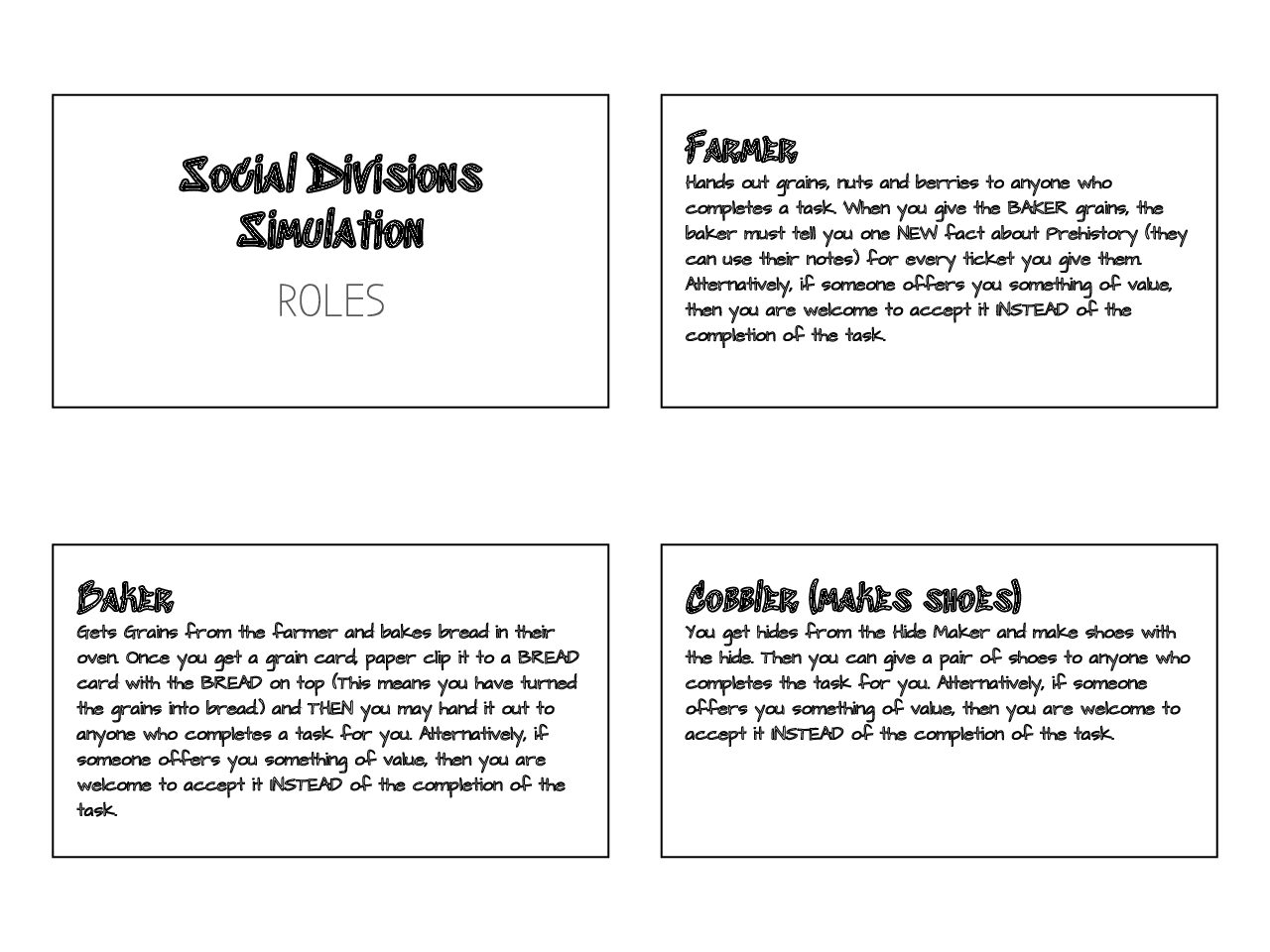 Social Divisions Simulation