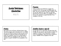 Social Divisions Simulation